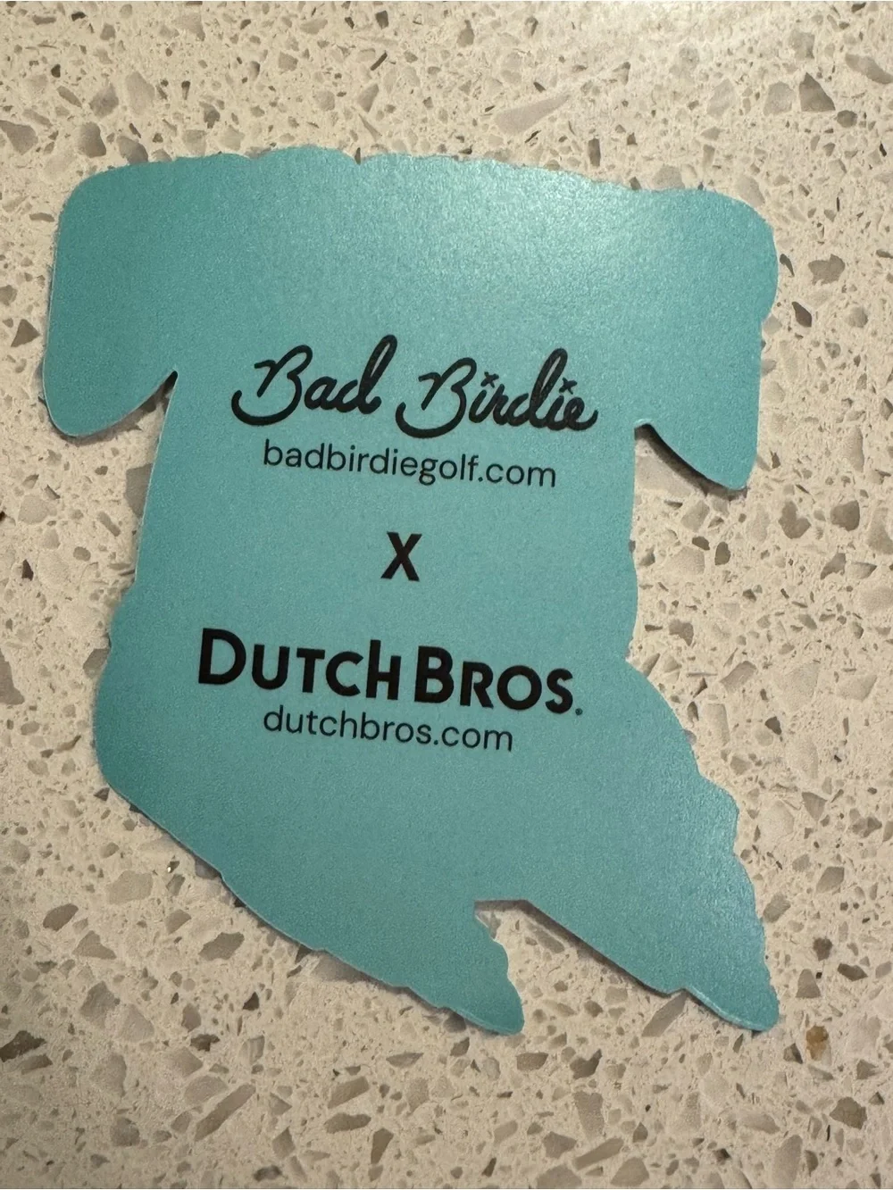 Dutch Bros Father’s Day 2026 Rebel Golf Cart Sticker Decal Limited Edition